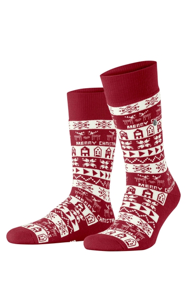 Носки мужские красные Country Christmas Burlington 24739 купить в интернет-магазине Bestelle фото 1