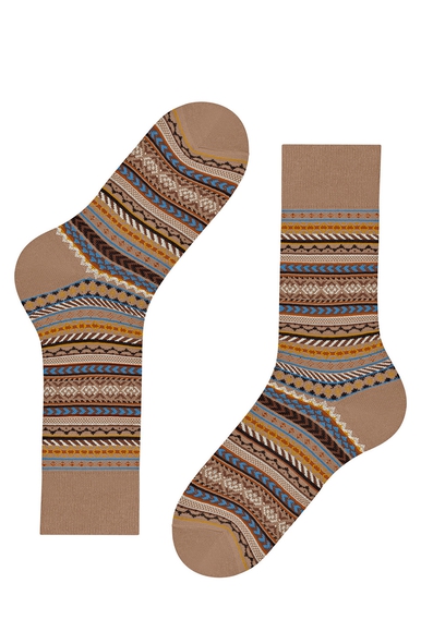 Носки мужские коричневые с шерстью  Burlington 24748 купить в интернет-магазине Bestelle фото 4