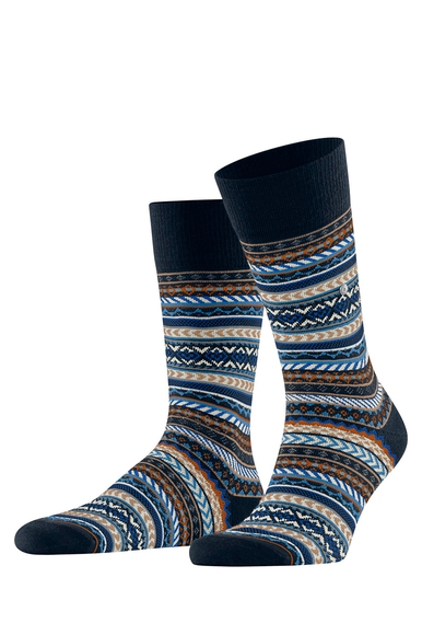 Носки мужские синие Fair Isle Burlington 24748 купить в интернет-магазине Bestelle фото 1