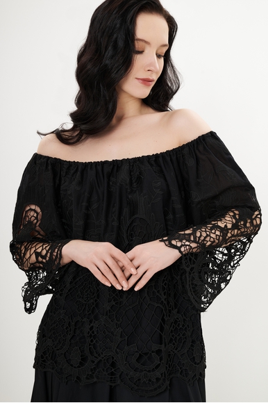 Чёрная блузка Milva Mi 2503 купить в интернет-магазине Bestelle фото 1