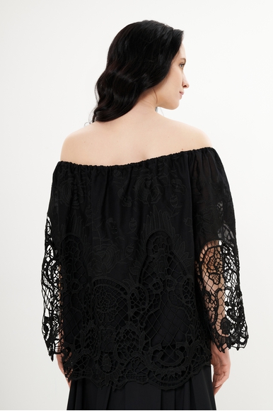 Чёрная блузка Milva Mi 2503 купить в интернет-магазине Bestelle фото 2