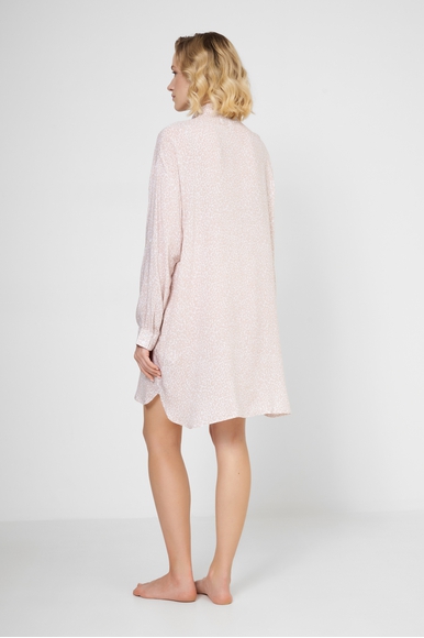 Бежевое платье-халат DKNY YI30043 купить в интернет-магазине Bestelle фото 2