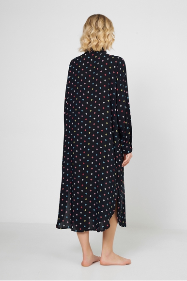 Чёрное платье-халат  DKNY YI60043 купить в интернет-магазине Bestelle фото 2