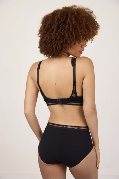 Чёрный кружевной бюстгальтер с мягкими чашками Maison Lejaby 250342 купить в интернет-магазине Bestelle фото 3