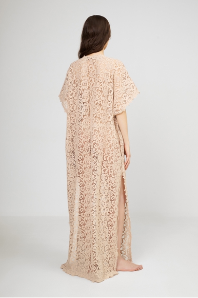 Бежевая пляжная туника Ermanno Scervino D464Q601HGJ купить в интернет-магазине Bestelle фото 2