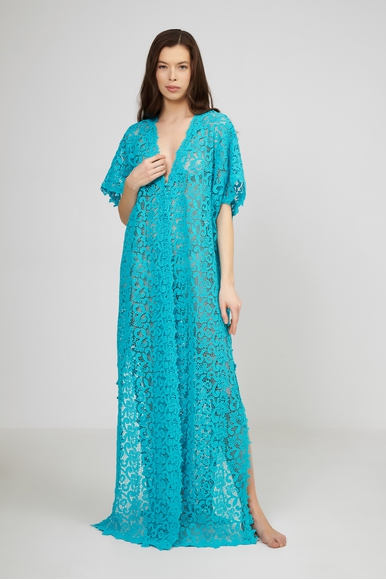 Бирюзовая туника Ermanno Scervino D464Q601HGJ купить в интернет-магазине Bestelle фото 2