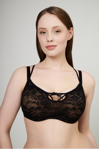 Чёрный кружевной бюстгальтер  Marlies Dekkers 371501 купить в интернет-магазине Bestelle фото 1