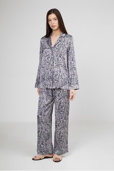Женская шелковая пижама с брюками Derek Rose 2050-BRIN купить в интернет-магазине Bestelle фото 1