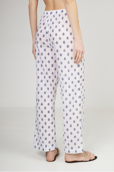 Женская хлопковая пижама с брюами Derek Rose 2012-LEDB купить в интернет-магазине Bestelle фото 7