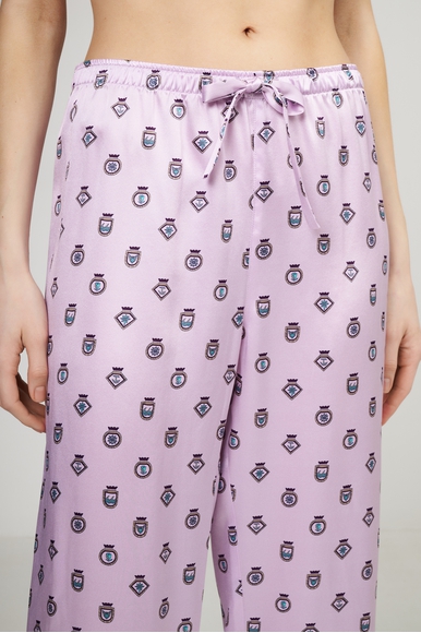 Женская шелковая пижама с брюками Derek Rose 2050-BRIN купить в интернет-магазине Bestelle фото 8