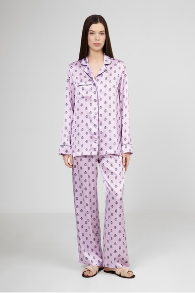 Женская шелковая пижама с брюками Derek Rose 2050-BRIN купить в интернет-магазине Bestelle фото 1