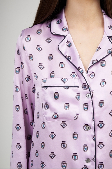 Женская шелковая пижама с брюками Derek Rose 2050-BRIN купить в интернет-магазине Bestelle фото 5