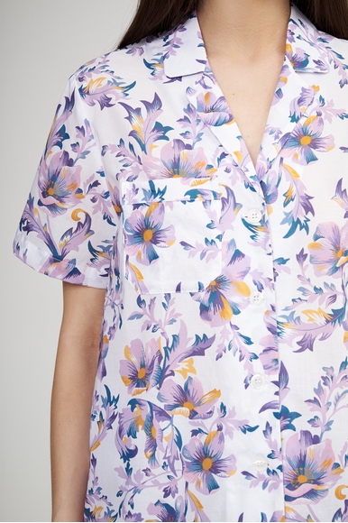 Женская хлопковая пижама с шортами Derek Rose 2015-LEDB купить в интернет-магазине Bestelle фото 5