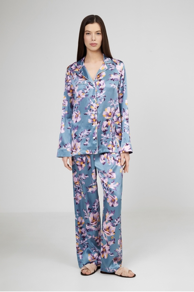 Женская шелковая пижама с брюками Derek Rose 2050-BRIN купить в интернет-магазине Bestelle фото 1