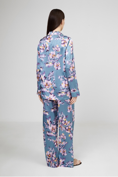 Женская шелковая пижама с брюками Derek Rose 2050-BRIN купить в интернет-магазине Bestelle фото 2