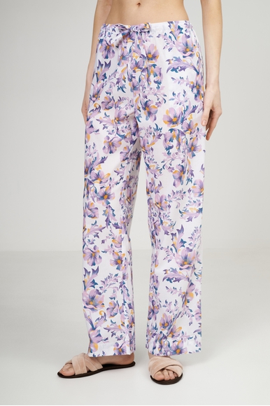 Женская хлопковая пижама с брюками Derek Rose 2012-LEDB купить в интернет-магазине Bestelle фото 6