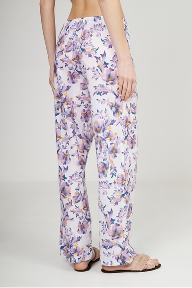 Женская хлопковая пижама с брюками Derek Rose 2012-LEDB купить в интернет-магазине Bestelle фото 7