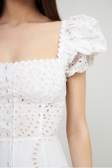 Длинное ванильное платье  Charo Ruiz Ibiza 254614 купить в интернет-магазине Bestelle фото 4