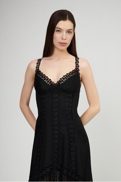 Чёрное длинное платье  Charo Ruiz Ibiza 251621 купить в интернет-магазине Bestelle фото 3