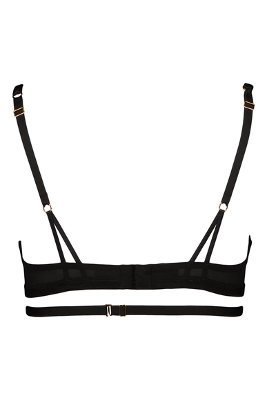 Чёрный бюстгальтер на косточках с вышивкой  Maison Lejaby 250434 купить в интернет-магазине Bestelle фото 11