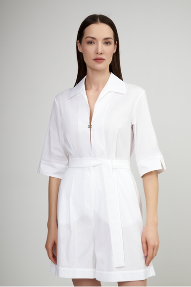 Женский белый комбинезон  Max Mara Leisure CANARD 2516241019 купить в интернет-магазине Bestelle фото 1