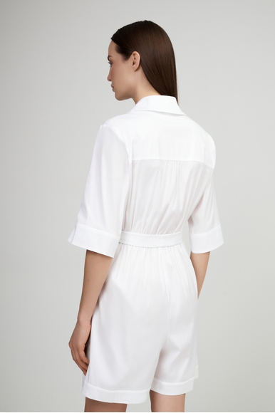 Женский белый комбинезон  Max Mara Leisure CANARD 2516241019 купить в интернет-магазине Bestelle фото 2