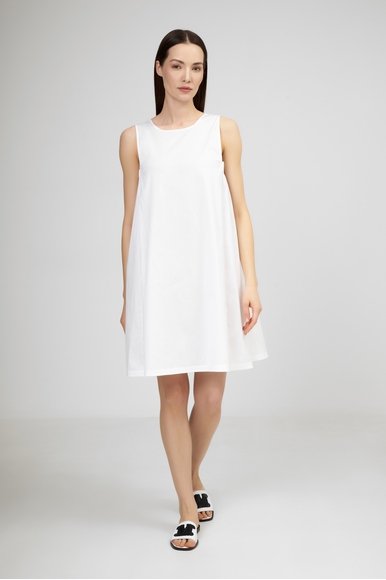 Белое короткое платье  Max Mara Leisure CAMPALE 2516221029 купить в интернет-магазине Bestelle фото 3