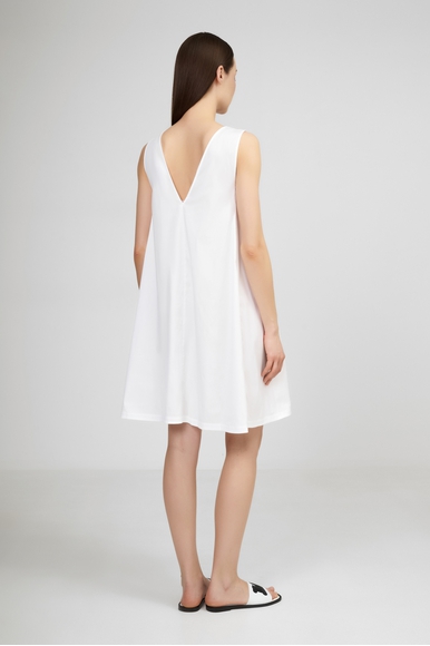 Белое короткое платье  Max Mara Leisure CAMPALE 2516221029 купить в интернет-магазине Bestelle фото 2