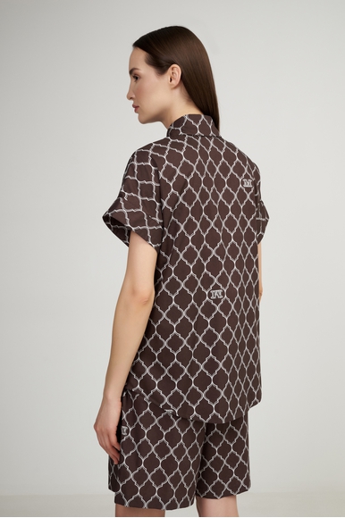 Хлопковая блузка с коротким рукавом Max Mara Leisure SPONDA 2516111029 купить в интернет-магазине Bestelle фото 2