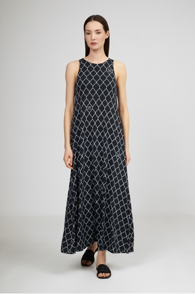 Чёрное длинное платье Max Mara Leisure MIKI 2516621019 купить в интернет-магазине Bestelle фото 1