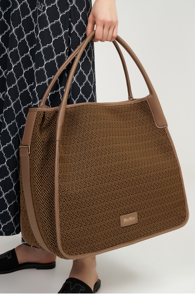 Женская коричневая сумка Max Mara Leisure FREDA 2516511039 купить в интернет-магазине Bestelle фото 6