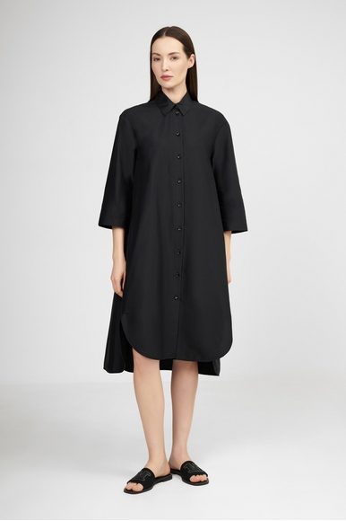 Чёрное платье с короткими рукавами Max Mara Leisure SELLA 2516221039 купить в интернет-магазине Bestelle фото 1