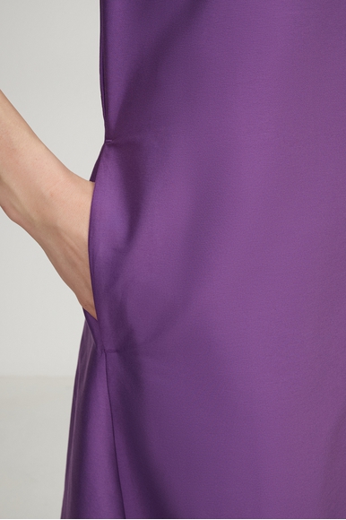 Фиолетовое платье с короткими рукавами Max Mara Leisure SELLA 2516221039 купить в интернет-магазине Bestelle фото 4