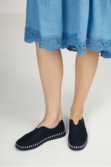 Женские слипоны с перфорацией  Ilse Jacobsen TULIP3977 купить в интернет-магазине Bestelle фото 5