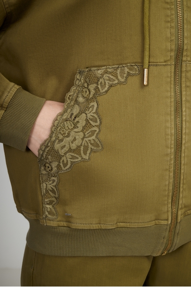 Женский оливковый жакет TWINSET U&B 251LL22BB купить в интернет-магазине Bestelle фото 4