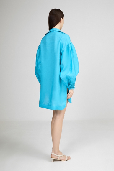 Женская бирюзовая туника  Ermanno Scervino D464K300NZR купить в интернет-магазине Bestelle фото 2