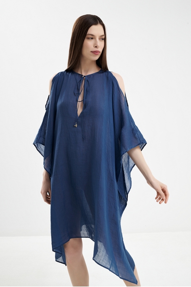 Синяя пляжная туника  Fisico S5FFK82N0 купить в интернет-магазине Bestelle фото 3