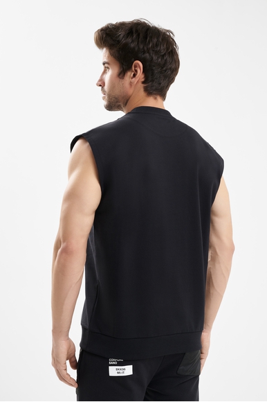 Мужская хлопковая футболка без рукавов Bikkembergs BMF0844 купить в интернет-магазине Bestelle фото 2