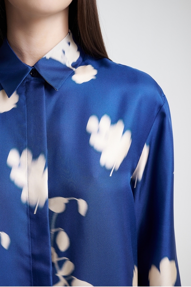  Шелковая блуза с длинным рукавом  MM by MaxMara ERACLEA 252611605 купить в интернет-магазине Bestelle фото 4