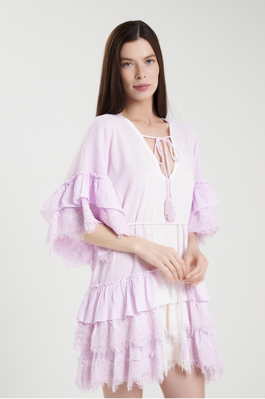 Хлопковое короткое платье Les NéoBourgeoises MALASKA купить в интернет-магазине Bestelle фото 1