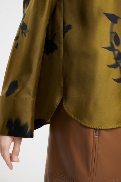 Шелковая блузка с длинным рукавом MM by MaxMara ERACLEA 252611605 купить в интернет-магазине Bestelle фото 4