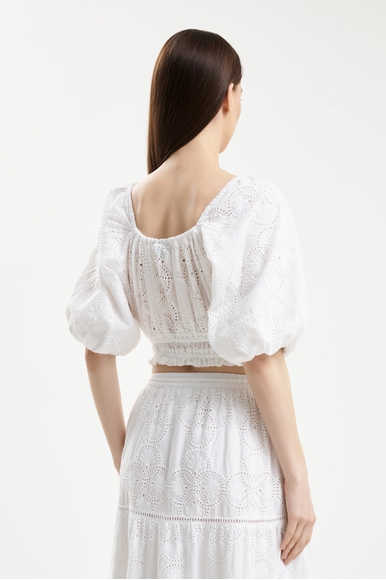 Хлопковый топ Melissa Odabash Giorgia AB купить в интернет-магазине Bestelle фото 2