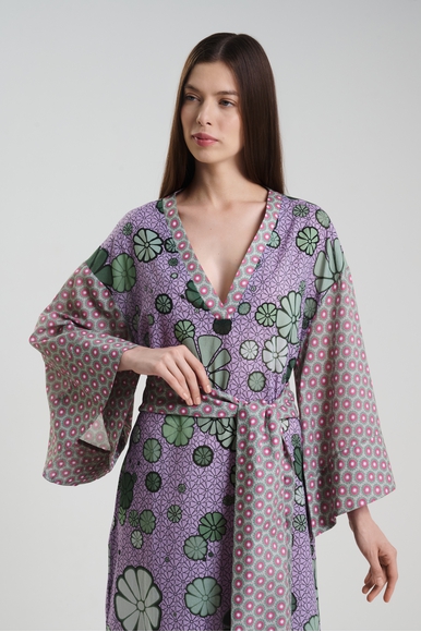 Длинное хлопковое платье Karma on the rocks 23L/KR/KYOTO-C купить в интернет-магазине Bestelle фото 3