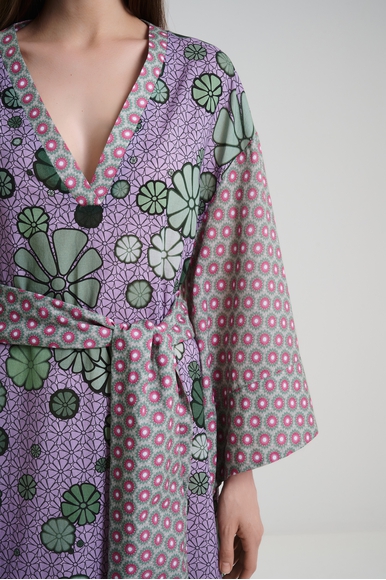 Длинное хлопковое платье Karma on the rocks 23L/KR/KYOTO-C купить в интернет-магазине Bestelle фото 4