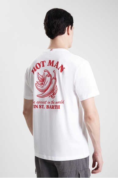 Мужская хлопковая футболка MC2 Saint Barth TSHIRTMAN купить в интернет-магазине Bestelle фото 2
