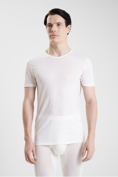 Мужская футболка из шерcти и шелка  Zimmerli 7101450 купить в интернет-магазине Bestelle фото 9