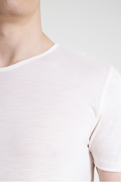 Мужская футболка из шерcти и шелка  Zimmerli 7101450 купить в интернет-магазине Bestelle фото 12