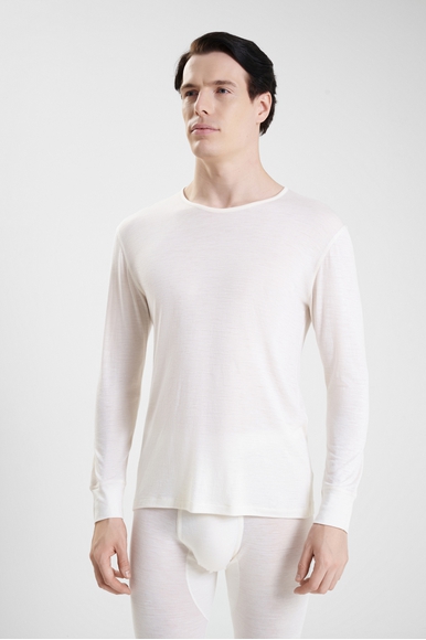 Мужской лонгслив из шерсти и шелка Zimmerli 710-1451 купить в интернет-магазине Bestelle фото 5