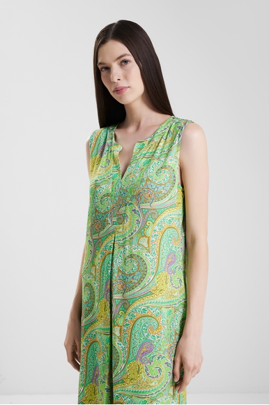 Зелёное платье миди без рукавов Furstenberg 505-30384 купить в интернет-магазине Bestelle фото 3