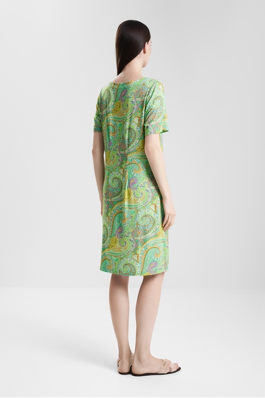 Зелёное платье миди с короткими рукавами Furstenberg 505-30453 купить в интернет-магазине Bestelle фото 2